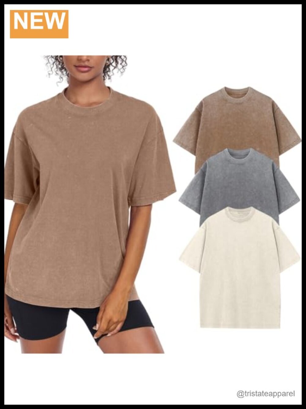 Vintage Oversized Tee Short Sleeve Cotton Tshirt Baggy Streetwear Boyfriend Top